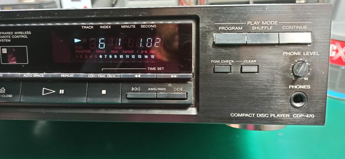 Odtwarzacz CD Sony CDP-470