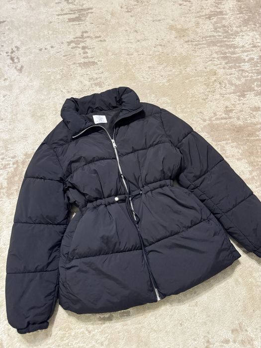 Куртка з затяжкою на талії, з поясом