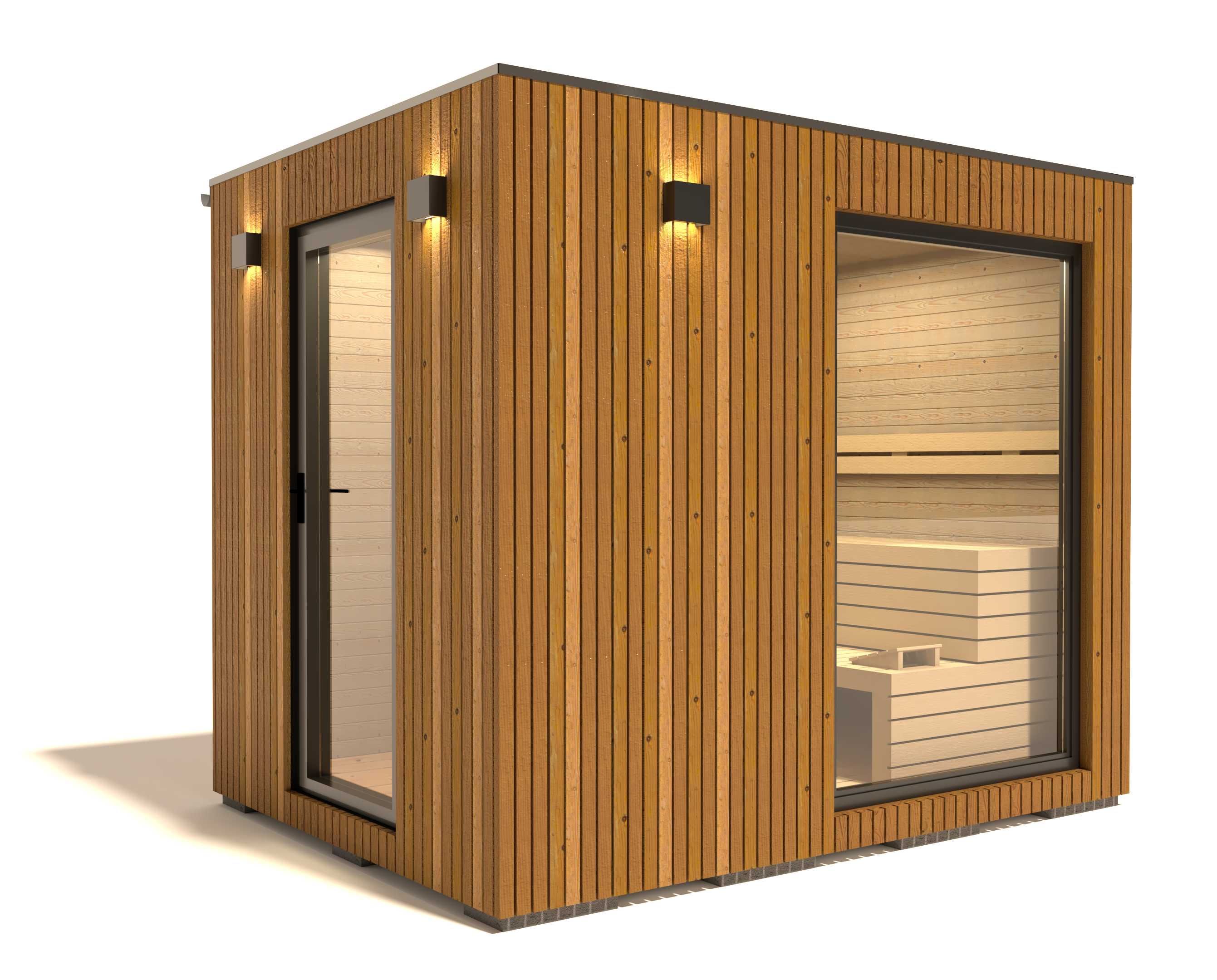 Sauna ogrodowa Elsa 300 cm x 235 cm