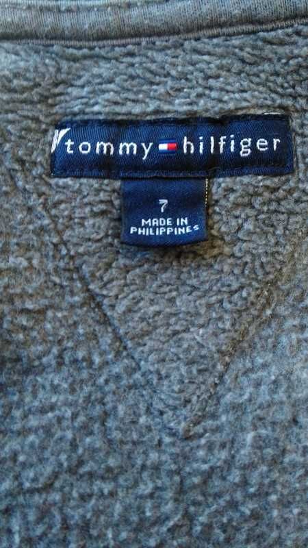 bluza dziecieca polarowa Tommy Hilfiger haft logo(unisex)