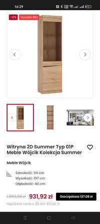 Witryna Summer meble Wójcik