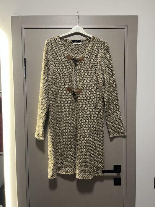 Кардиган теплий вовна альпака OUI made in Italy бежевий