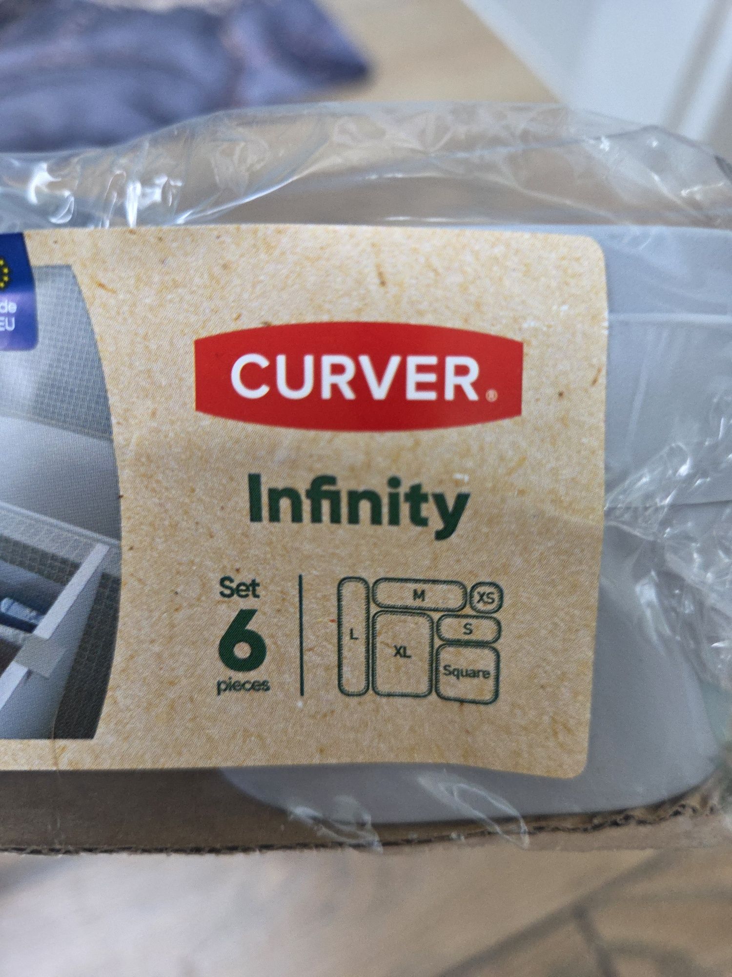 Pojemniki pojemnik 6szt curver