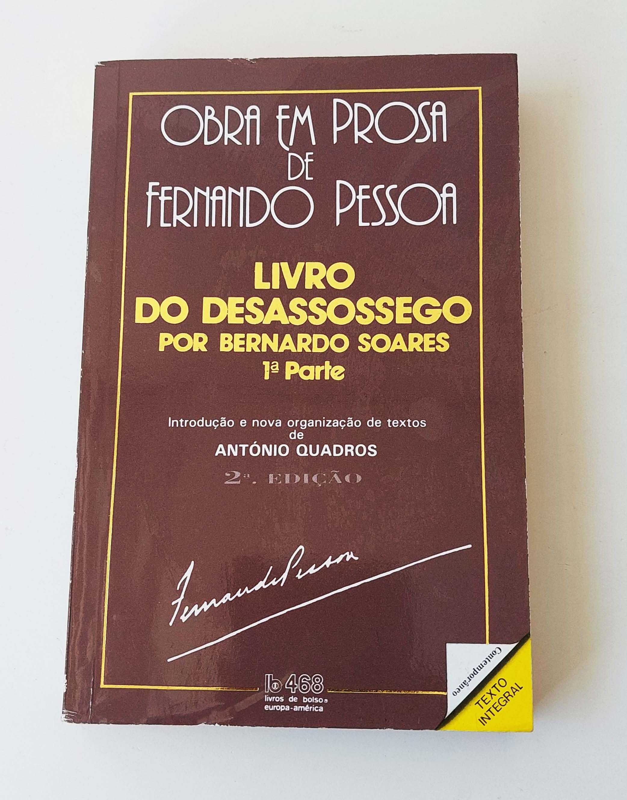Livro do desassossego por Bernardo Soares 1.ª parte