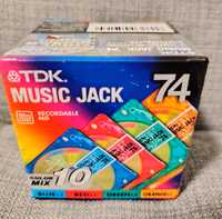 Минидиски, minidisc TDK Music Jack 74 min 10 дисков