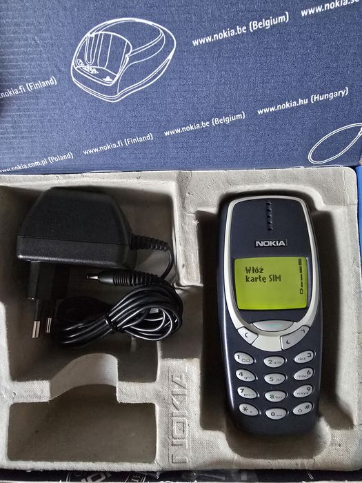 Kultowa Nokia 3310, komplet-