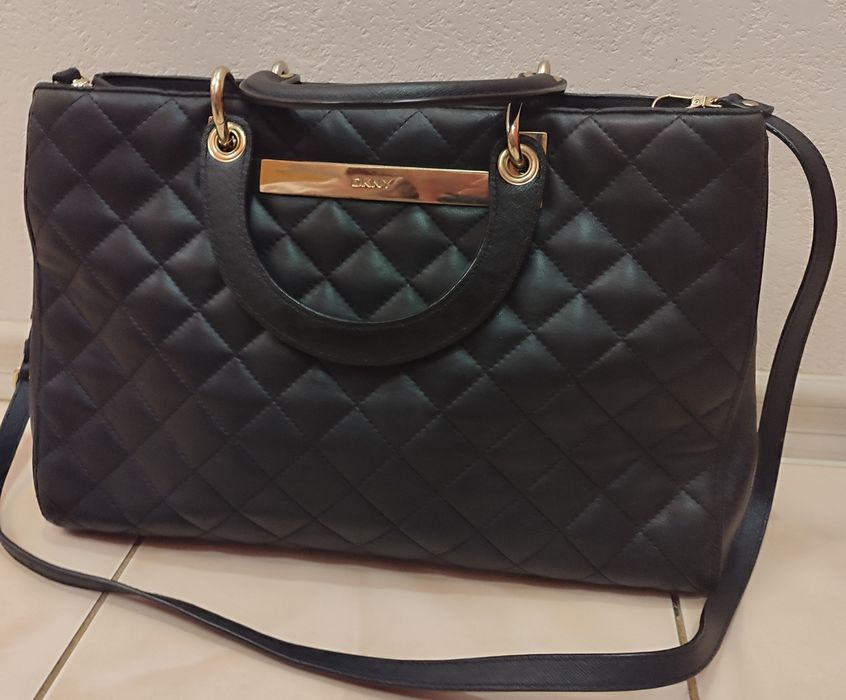 Кожанная сумка Donna Karan (DKNY)