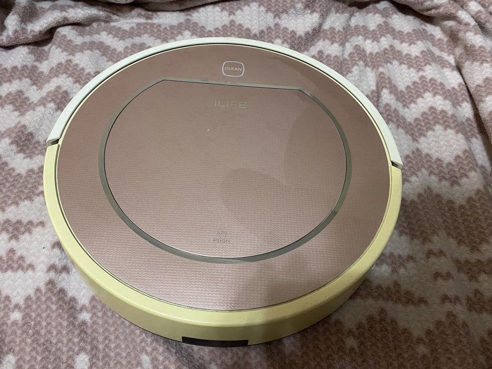 Work Робот-пылесос ILIFE Robot Vacuum V7s plus розовый 4 режима уборки