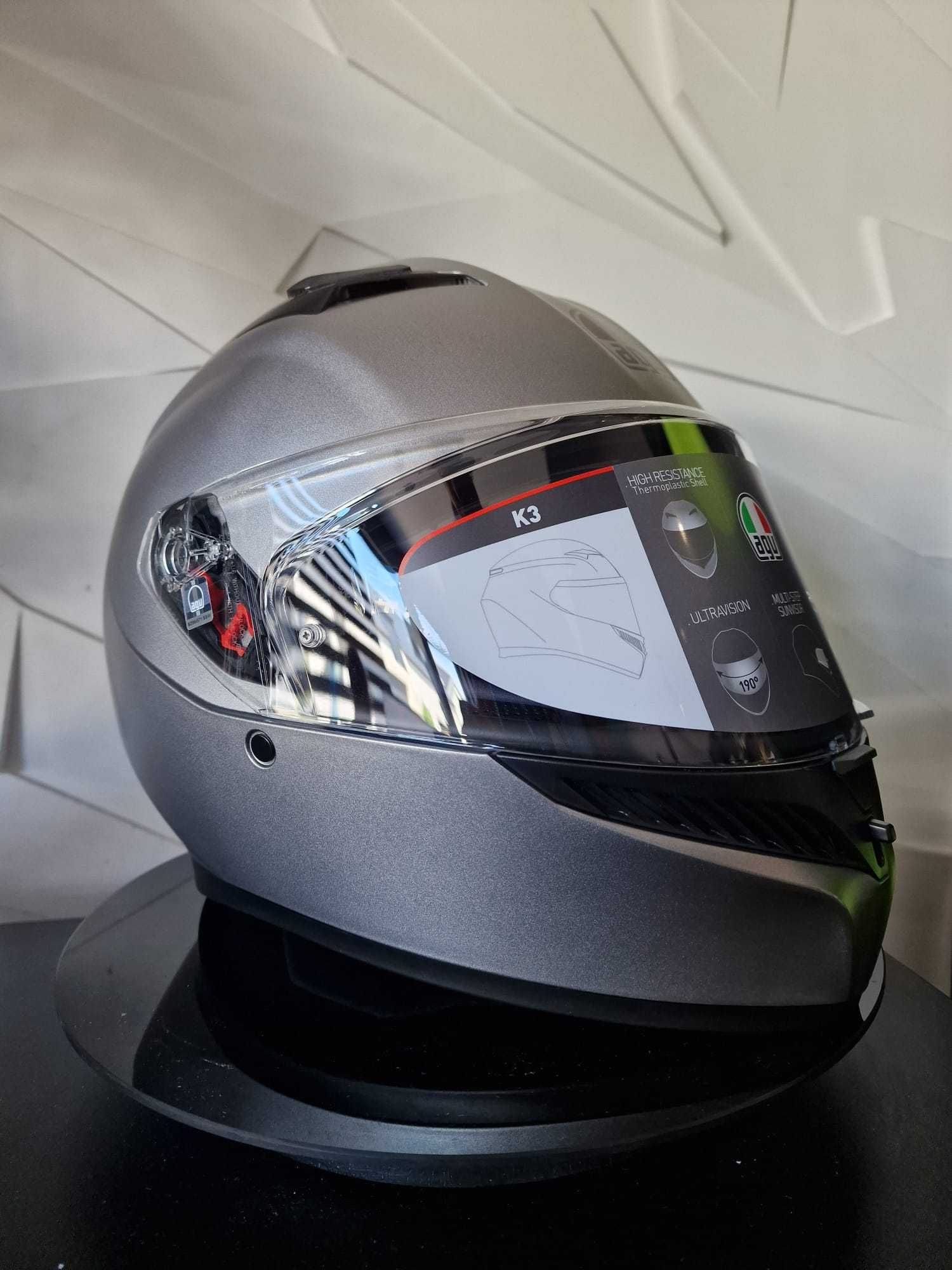 Kask motocyklowy AGV K3 Rodio Grey Matt 'XL sklep, raty, GRATISY!