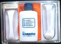 Rampalux - 2 escovas e liquido antiestástico para limpar discos vinil