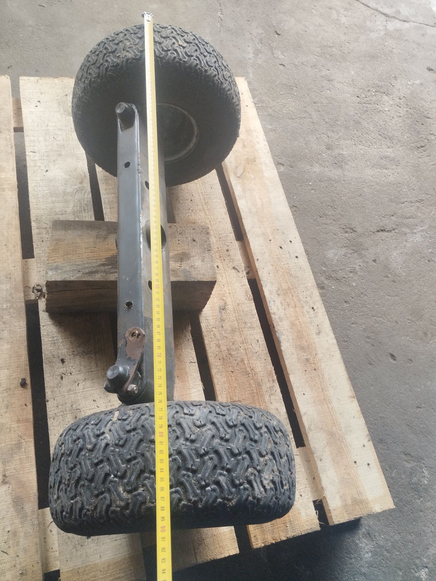 Przednia belka kosiarka traktorek MTD z kołami 16x6.00-6