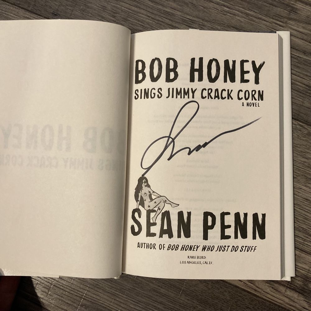 Sean Penn - autograf - książka - podpis
