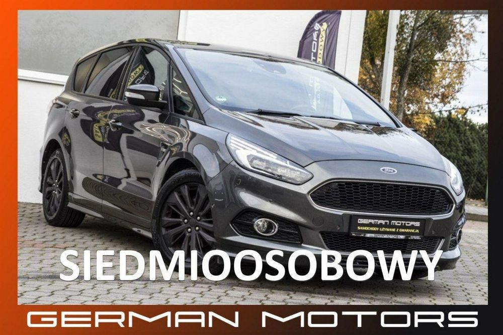Ford S-Max ST Line / 7os. / Kamera / El.fotele / Gwarancja na Rok / Serwis ASO