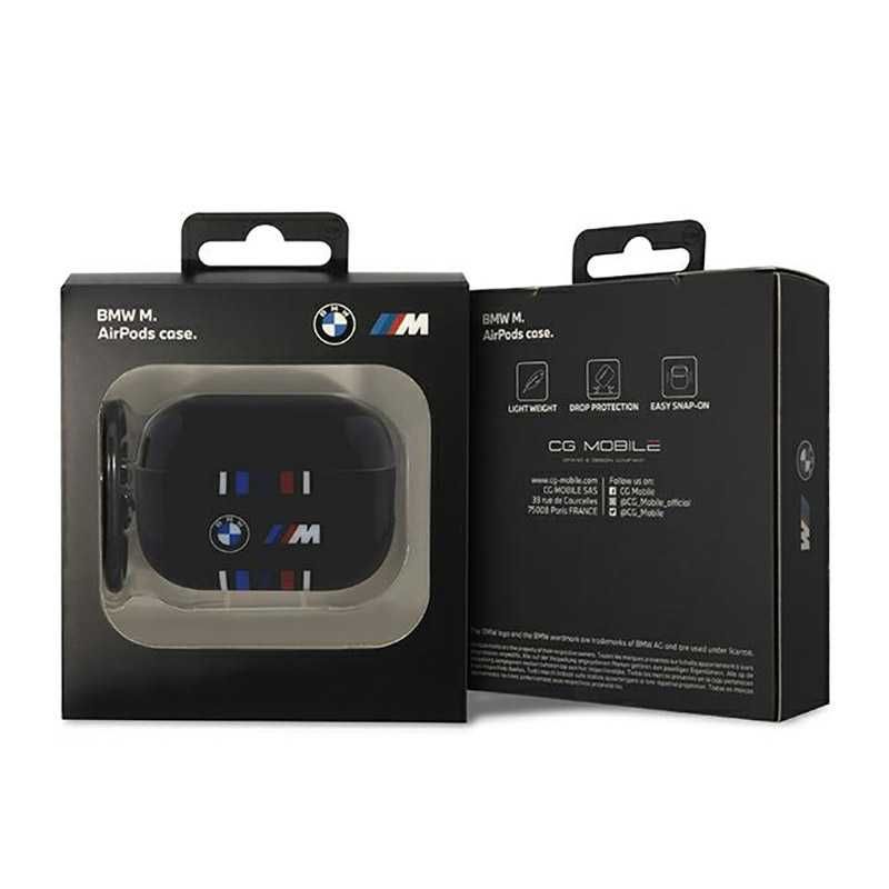 BMW Multiple Colored Lines - Etui AirPods Pro 2 (Czarny) KUP Z OLX!