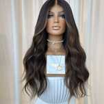 nowa naturalna peruka lace front 100% ludzki wlos na co dzien