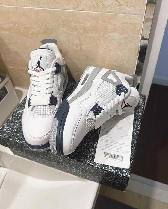 Buty Espadryle Jordan4Retro MidnightNavy Espadryle R.40