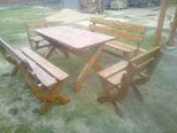 Meble ogrodowe stol z lakwami krzesla wysylka