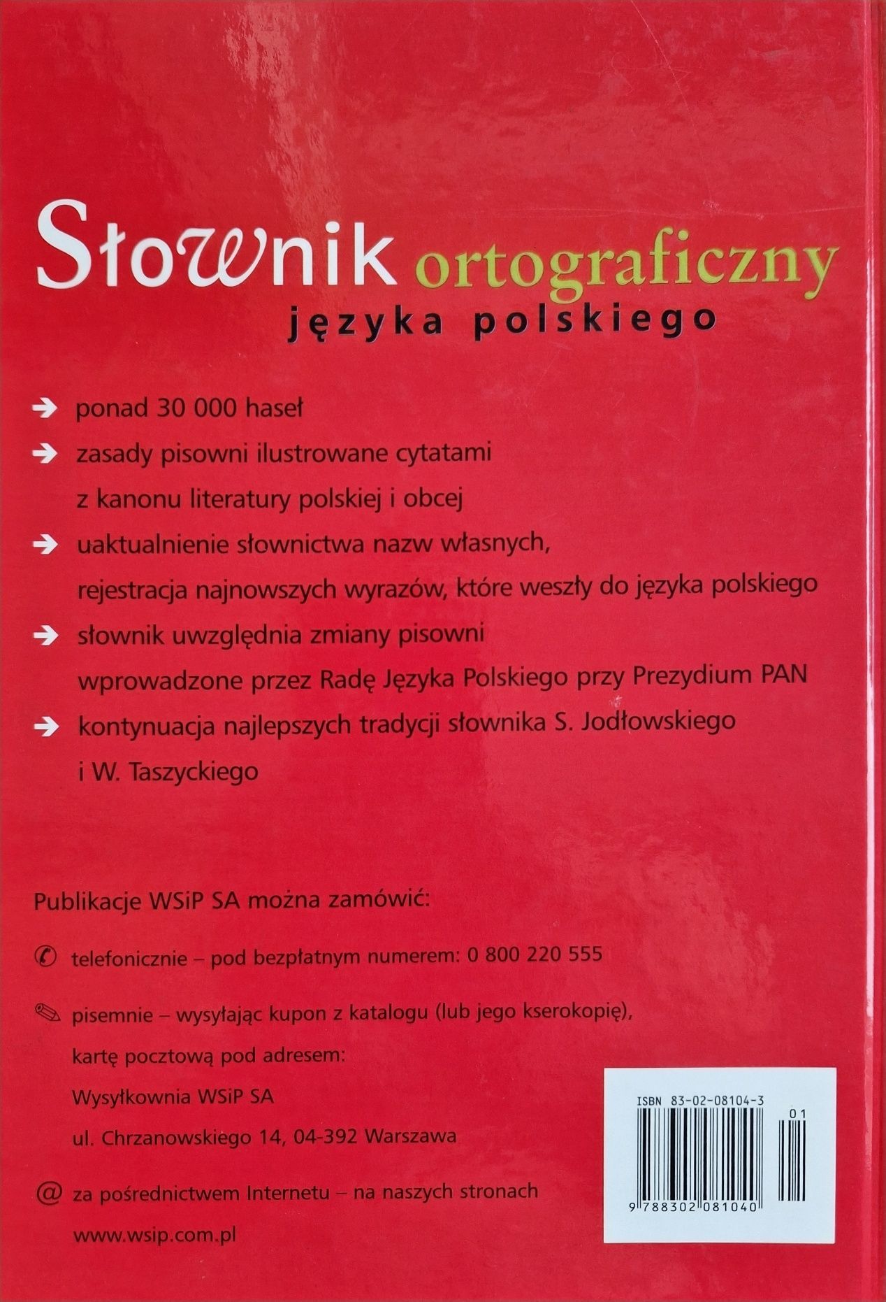 Słownik ortograficzny języka polskiego - Wesołowska Danuta