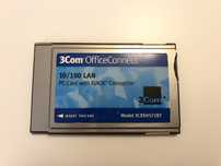 Karta PC Card with xjack Connector 3com