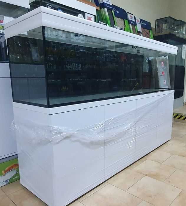 Akwarium 500 L - 200x50x50 zestaw, zestaw akwariowy, pokrywa