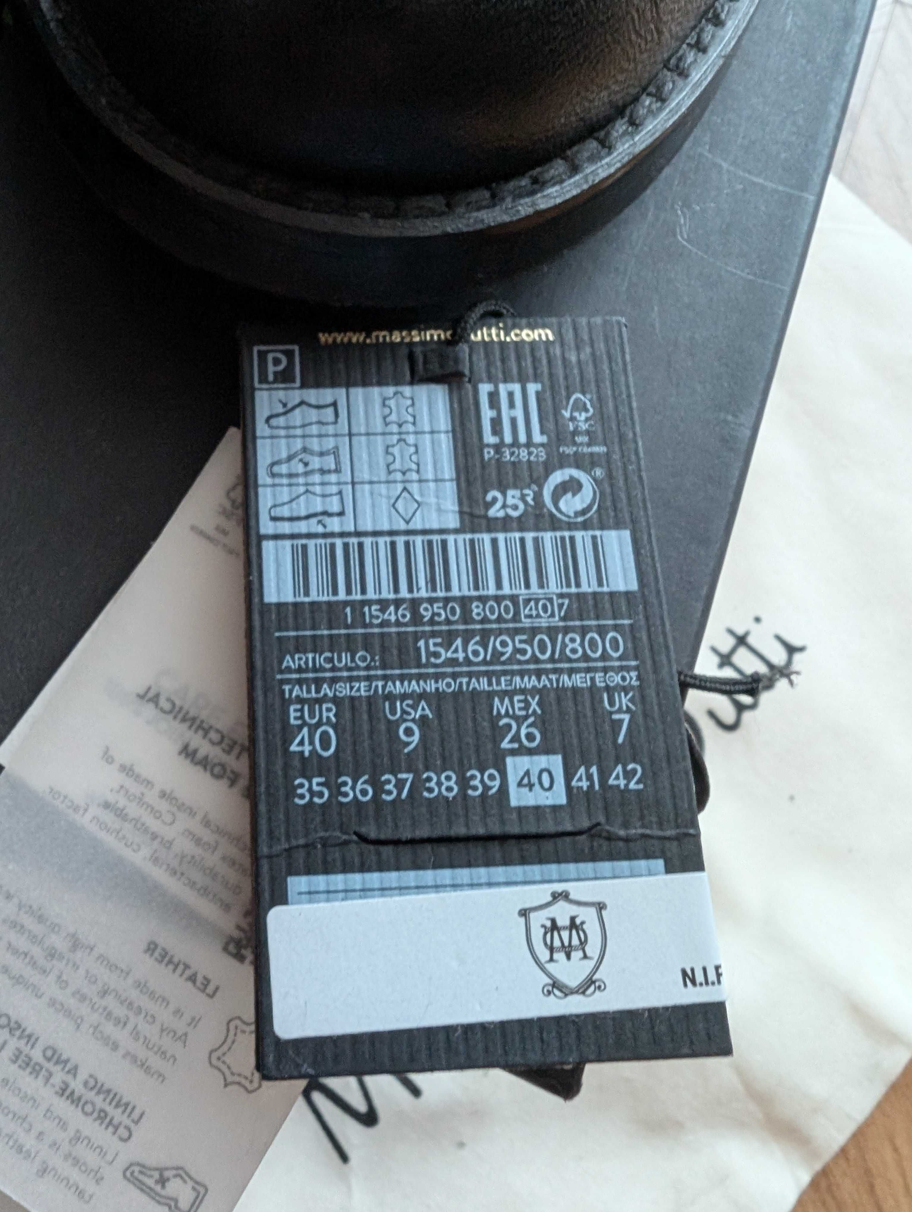 Mokasyny Massimo Dutti premium 40