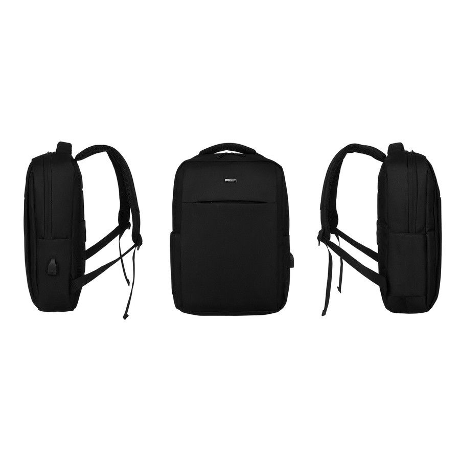 minimalistyczny plecak podróżny z portem usb - peterson