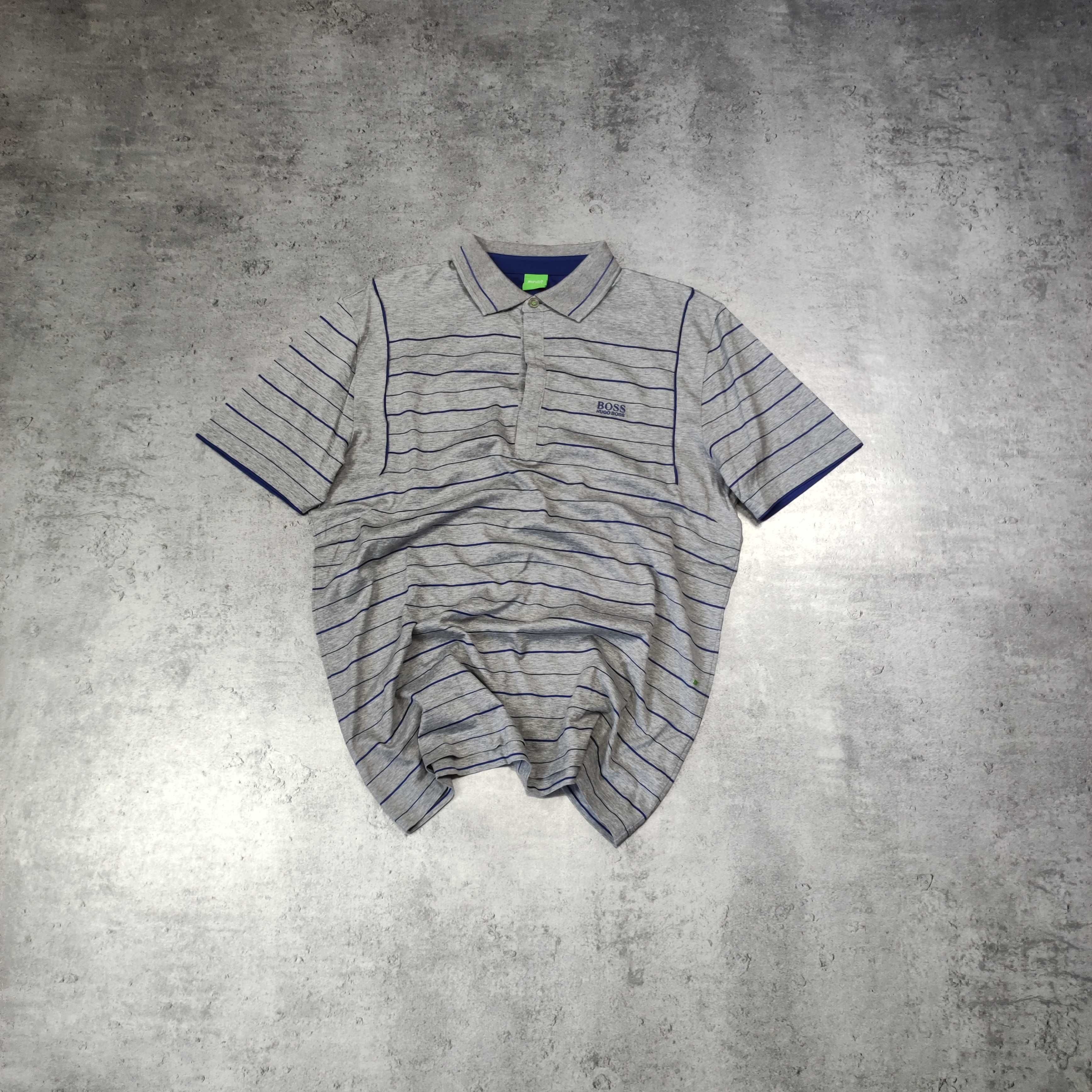 MĘSKA Koszulka POLO Elegancka PREMIUM Bawełna Kołnierzyk Hugo Boss