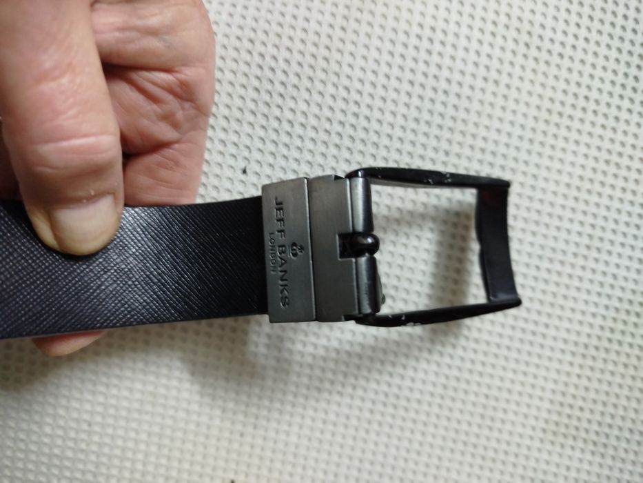 Pasek skórzany męski