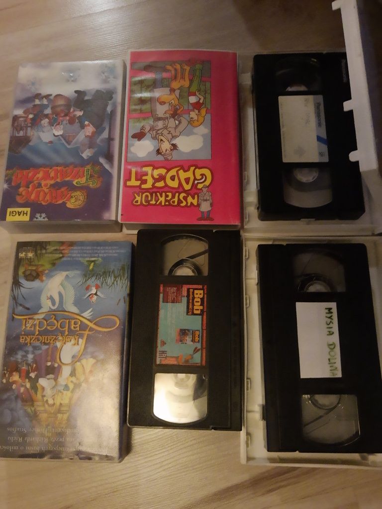 Kasety VHS bajki lata 80 - 90 komplet  30 szt (1,33zl/szt)