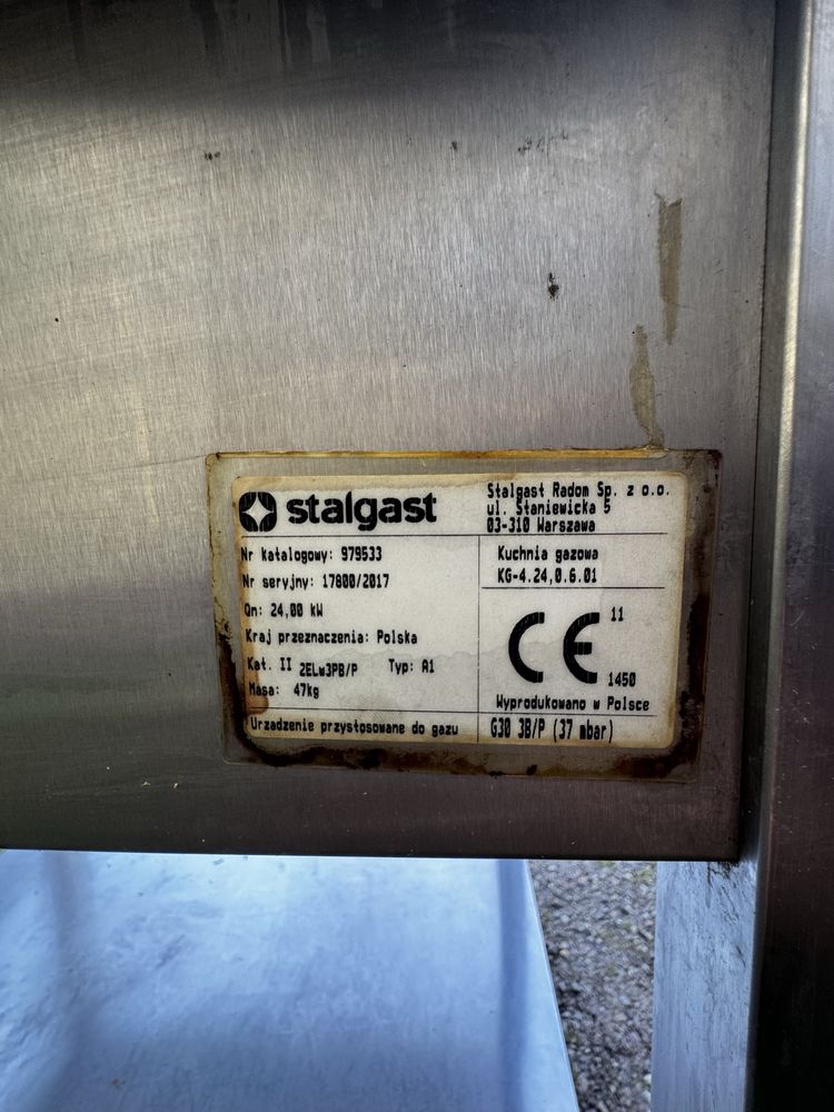 Kuchnia gazowa stalgast
