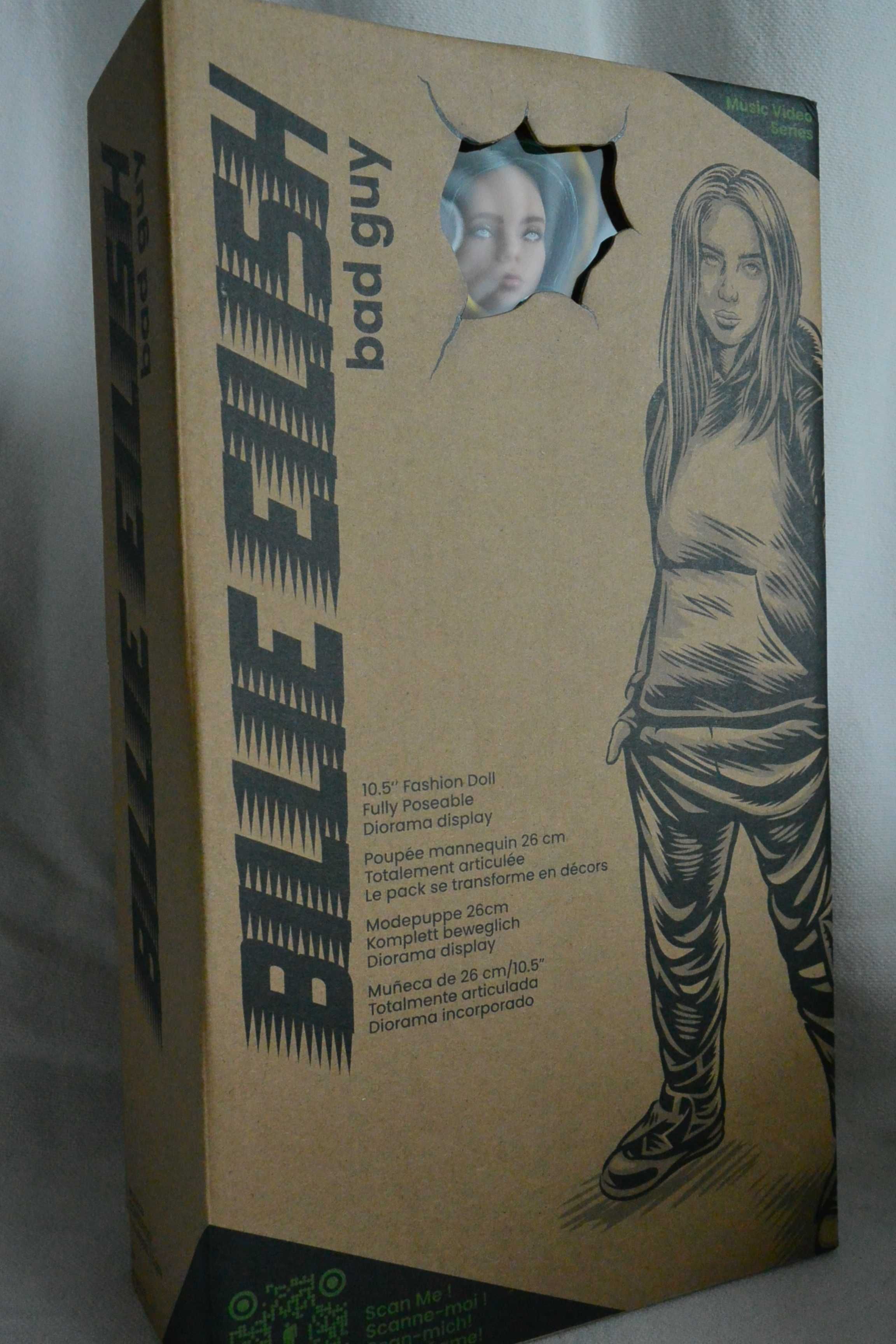 Lalka kolekcjonerska Billie Eilish 26cm Bad Guy NOWA w pudełku