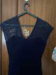 Vestido azul marinho