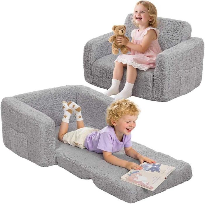 rozkładana sofa dla dzieci 2 w 1
