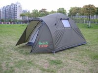 Палатка Green Camp 2-х местная двухслойная водонепроницаемая прочная