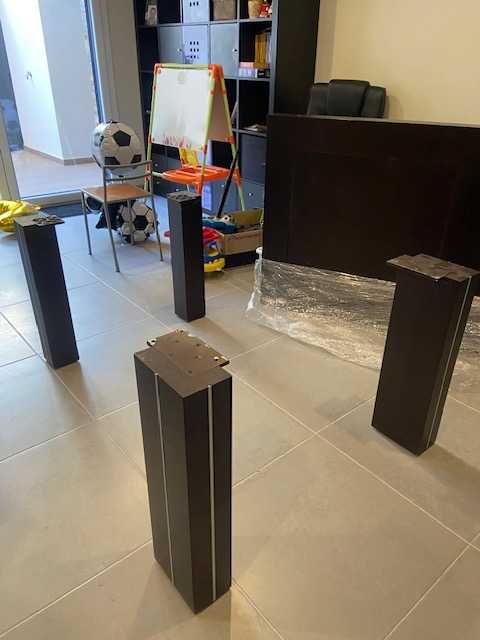 Mesa de Jantar para Sala com cadeiras - madeira maciça