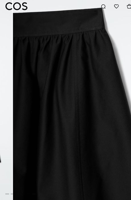 Спідниця міді з еластичною талією COS