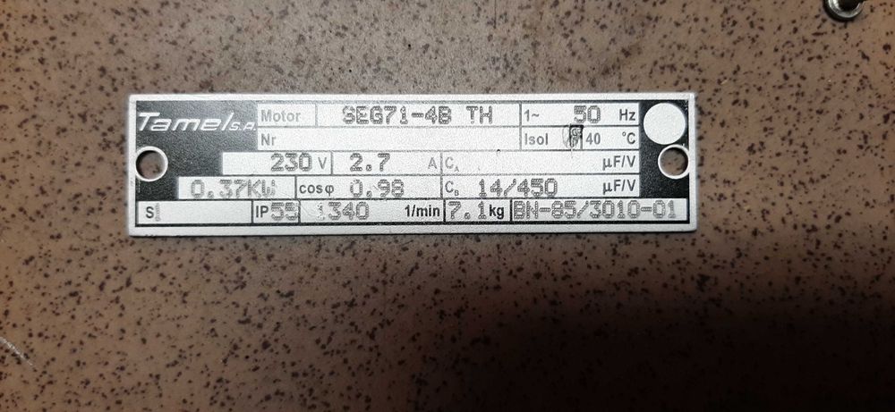 silnik 0,37kW nowy