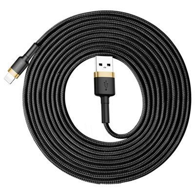 Kabel Usb - Lightning 1.5A 3M Złoto-Czarny