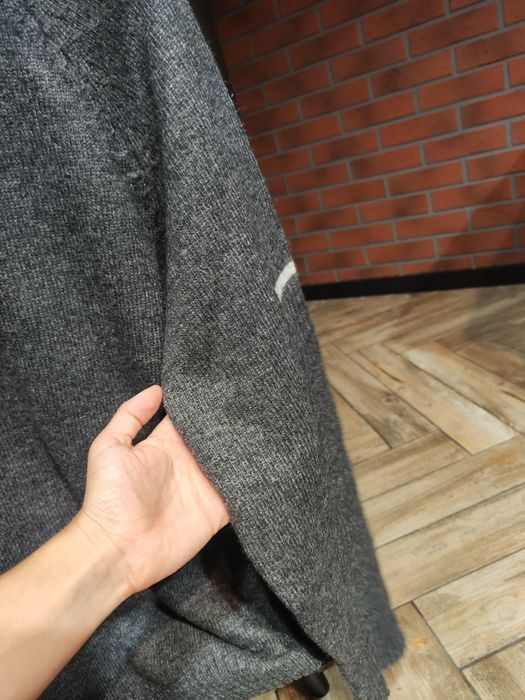 Sweter szary 80% wełna L