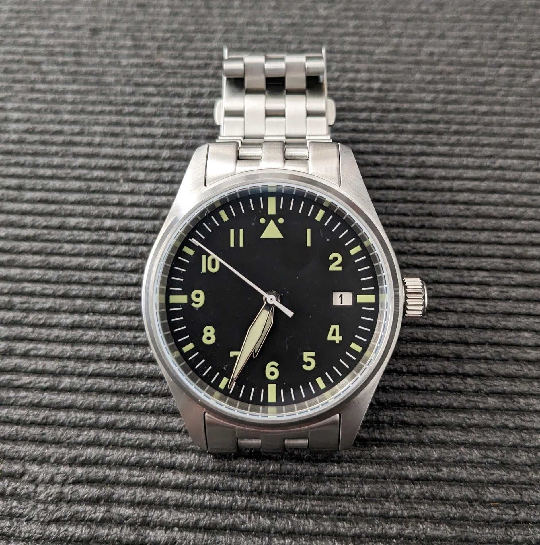 Relógio Automático Seiko Mod Pilot Flieger - Novo