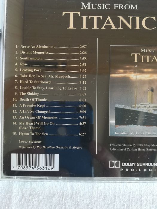6 CD'S Música, Titanic/Romantic symphonies + Vários
