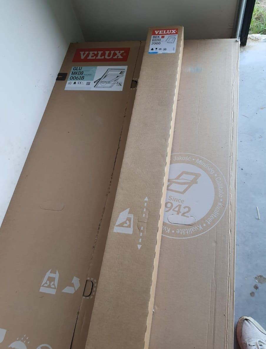 Nowe okno dachowe VELUX MK08 140X78 + ocieplenie BDX