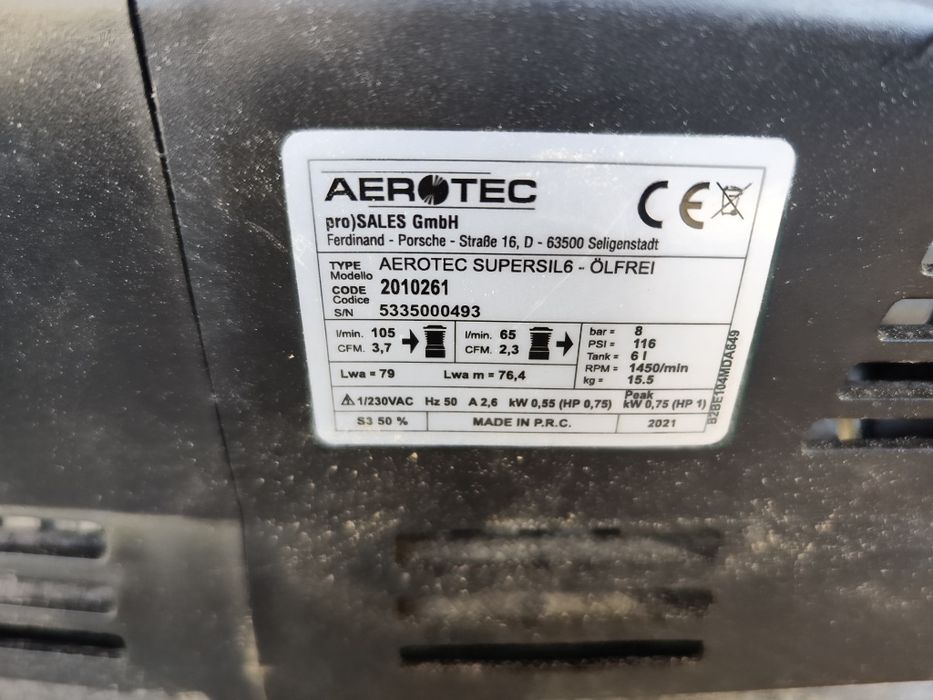 Sprzedam mini kompresor aerotec