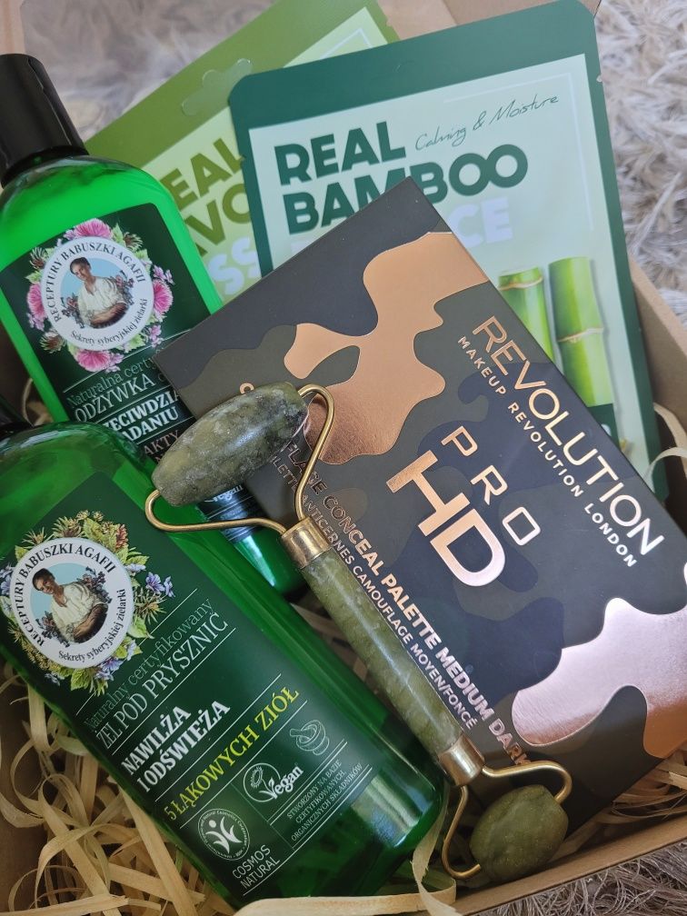 Box prezentowy damski zielony urodziny, rocznica