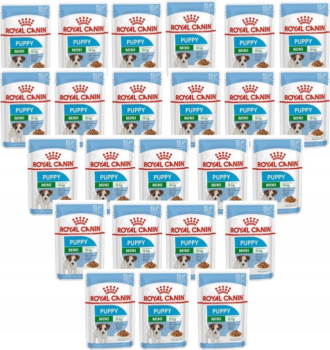ROYAL CANIN MINI PUPPY junior saszetki kawałki w sosie  12 x 85 g