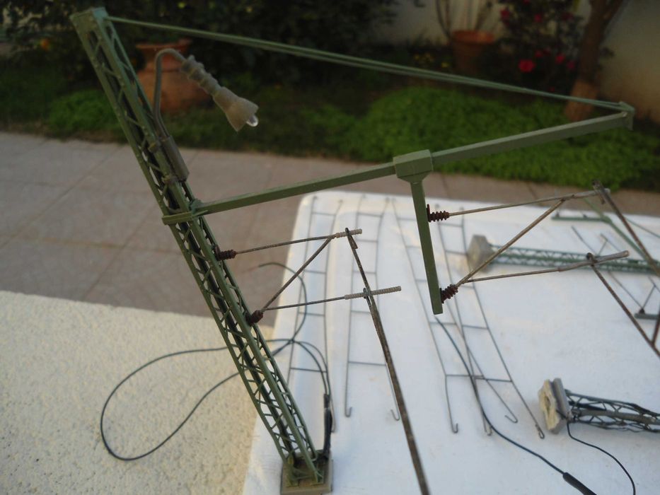 1:87 Marklin 11 postes duplos de catenária + 30