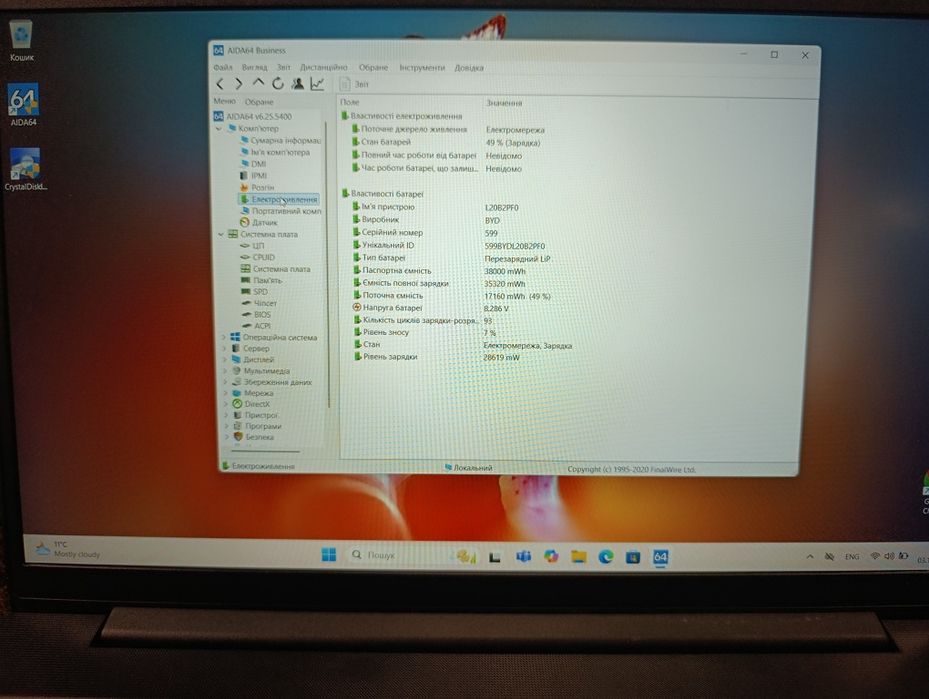 Lenovo V15 з Intel Core i5 12500H SSD NVME + HDD 1TB