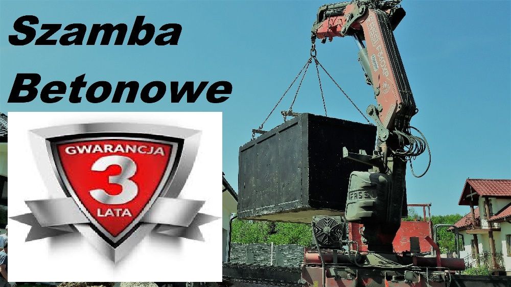 Szamba betonowe z najazdem 12m3 Dokumentacja Szambo od PRODUCENTA