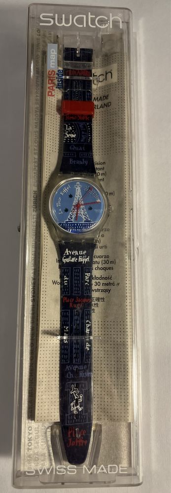 Swatch Paris map