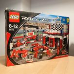 LEGO 8672 Racers Ferrari Finish Line Novo